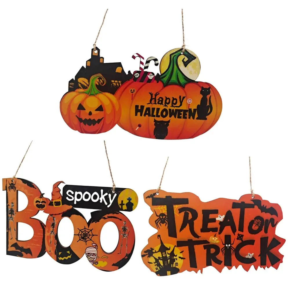 

3 шт., деревянные украшения в виде тыквы