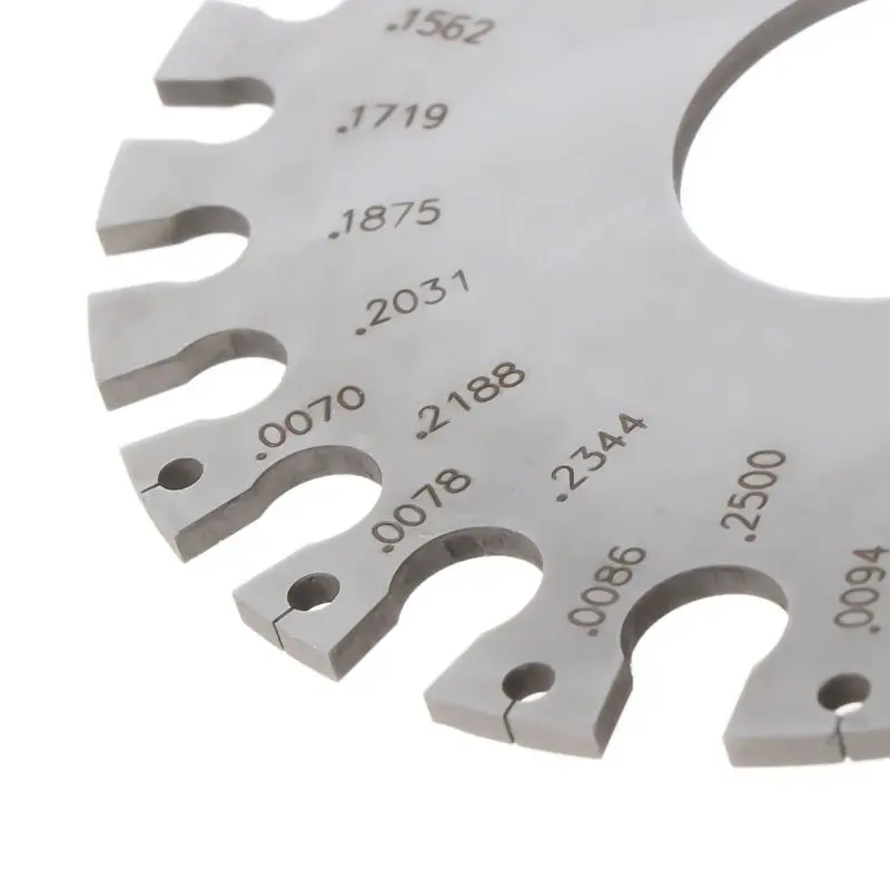 Измеритель толщины проволоки из нержавеющей стали 0-36 круглых AWG SWG измерительная