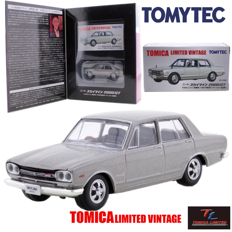 Tomytec tomica limited винтажный vol 5 nissan skyline 2000gt модельный комплект литье под давлением