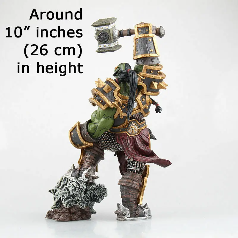 WOW Orc Warchief Thrall ПВХ экшн-фигурка 3D модель статуя XL | Игрушки и хобби