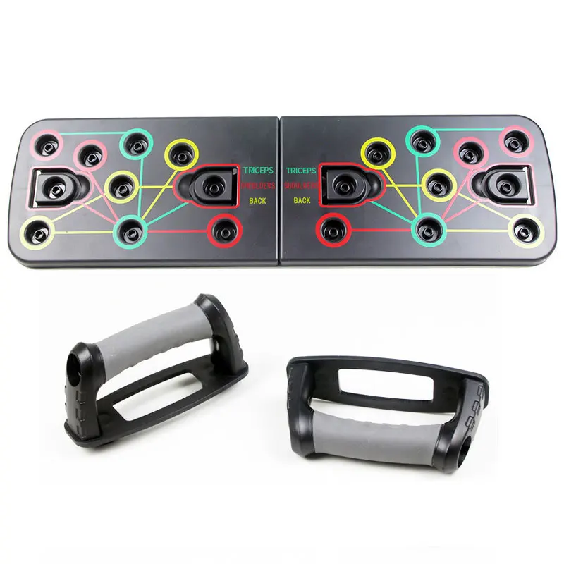 9 in 1 Push Up Rack Training Board ABS Foldable Strengthen Muscle Exercise Support Equipment for Body Building | Спорт и развлечения