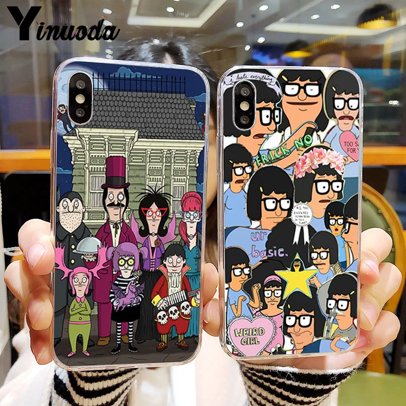 Yinuoda чехол для Bobs Burgers DIY роскошный высококачественный защитный iPhone 8 7 6 6S Plus X XS MAX 5