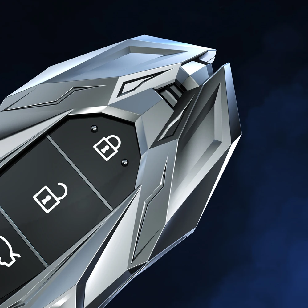 

Zinc Alloy Car Key Case Key Cover For Hyundai i30 Ix35 KONA Encino Solaris Azera Grandeur Ig Accent Santa Fe Palisade Styling