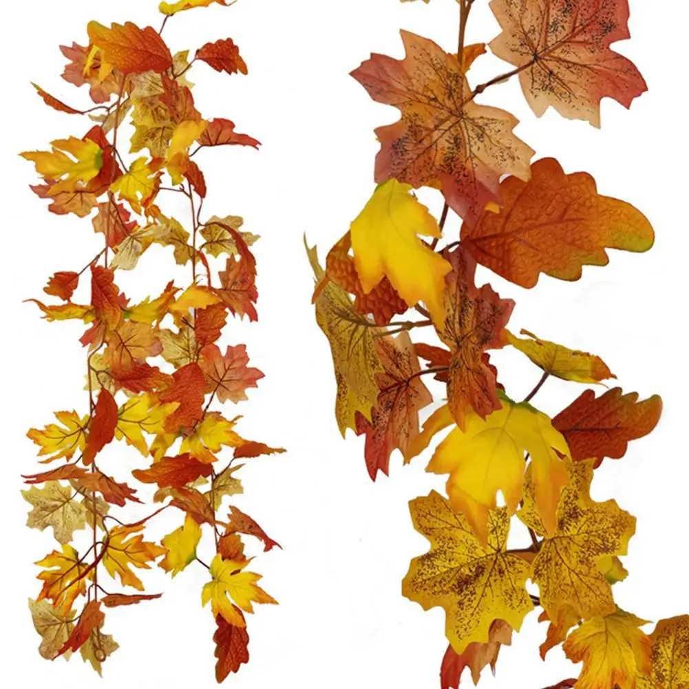 Искусственная лоза из кленового листа 175 см домашний декор для стены