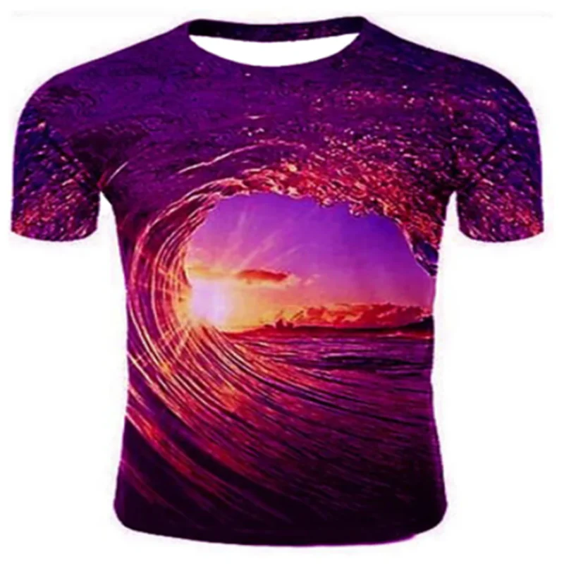 Уличная мода Skyrim с объемным рисунком волны размер d европейский интересная