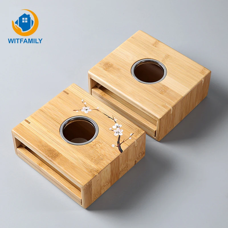 Бамбуковый подогреватель для чая подсвечник с подогревом термостат в японском