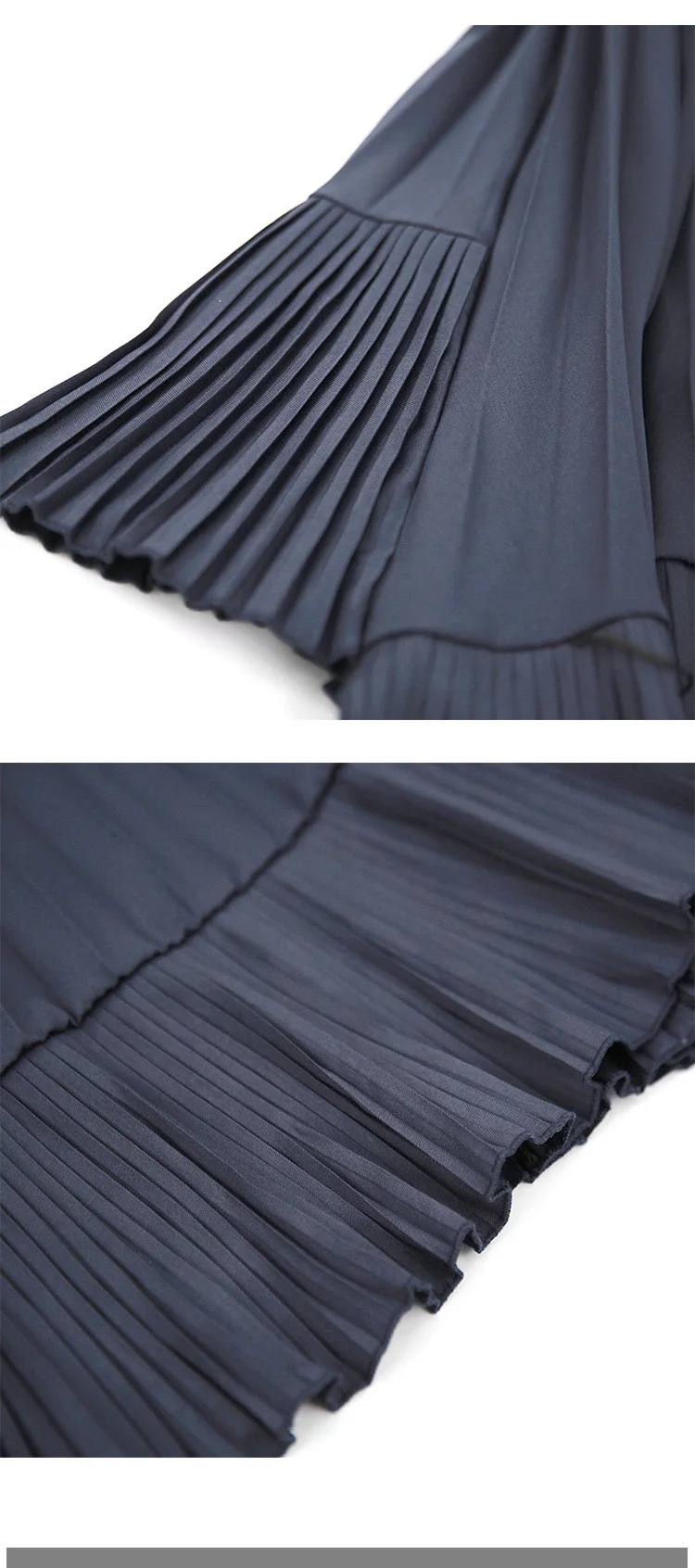 Vintage Irregular Long Skirt Fashion Women's Elastic Waist Autumn Skirts Ruffle Design Party Bottoms Women's Clothes New