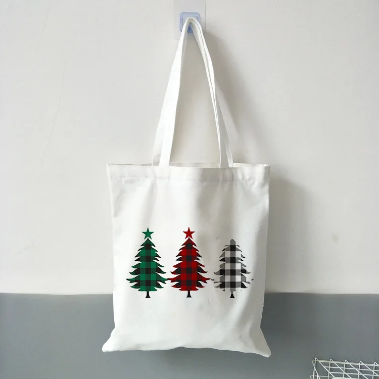 Merry Christmas сумка женская Холщовая Сумка повседневная тканевая сумка на плечо для девушек Женская рождественская Сумка Для Покупок Подарок на праздник