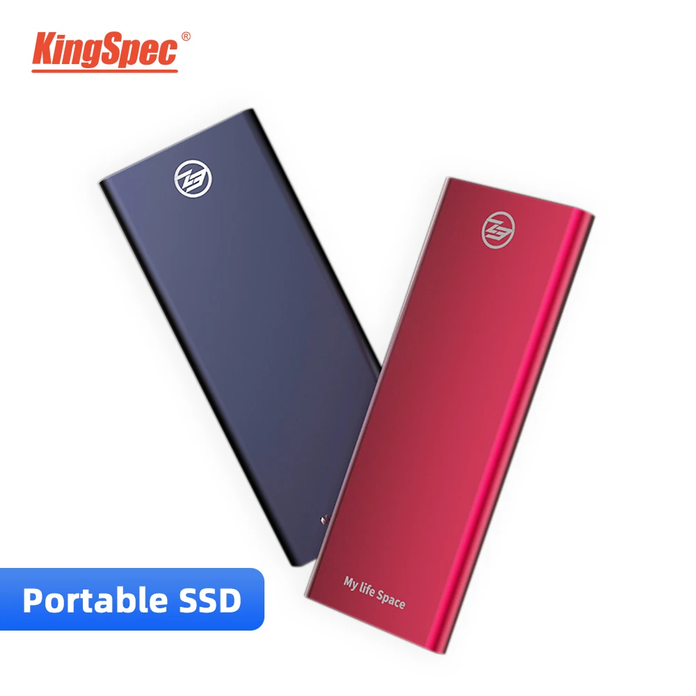 

KingSpec Portable SSD 120gb 240gb 480gb 500gb external hard plus drive HDD Storage Device for Laptop Desktop Type-c USB 3.1 pc