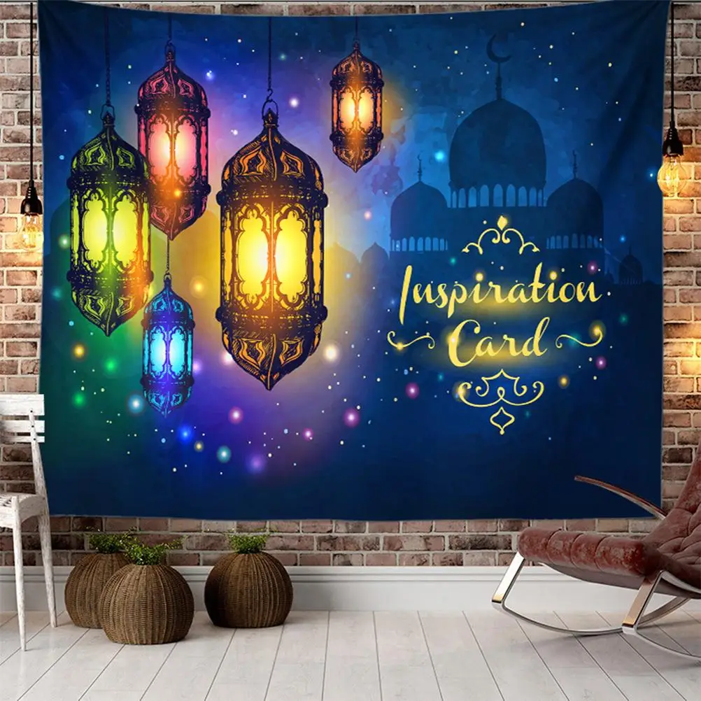 

Ramadan Home Decor Tapestry Wall Hanging Tapestries Multifunctional Home Decoration for Living Room Bedroom Study