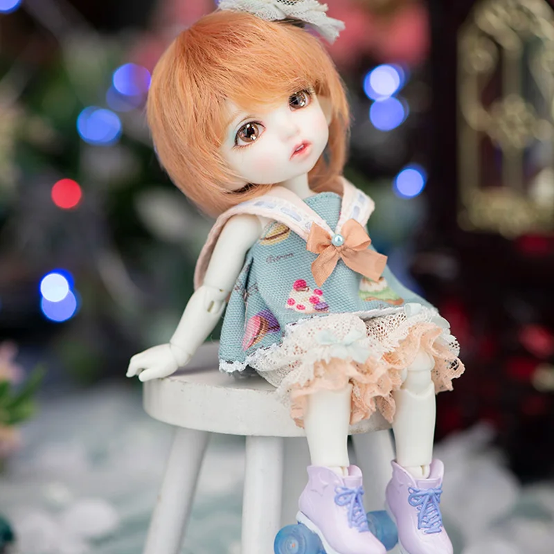 1/8 ShugoFairy Pukifee Jon BJD SD кукла девушка стройное тело свободный глаз шары Модный