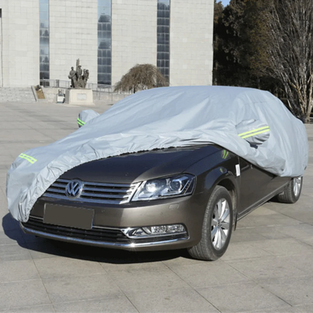 

Universal Full Car Snow Ice Waterproof Sun UV Rain Shade Cover Outdoor Protector - Size