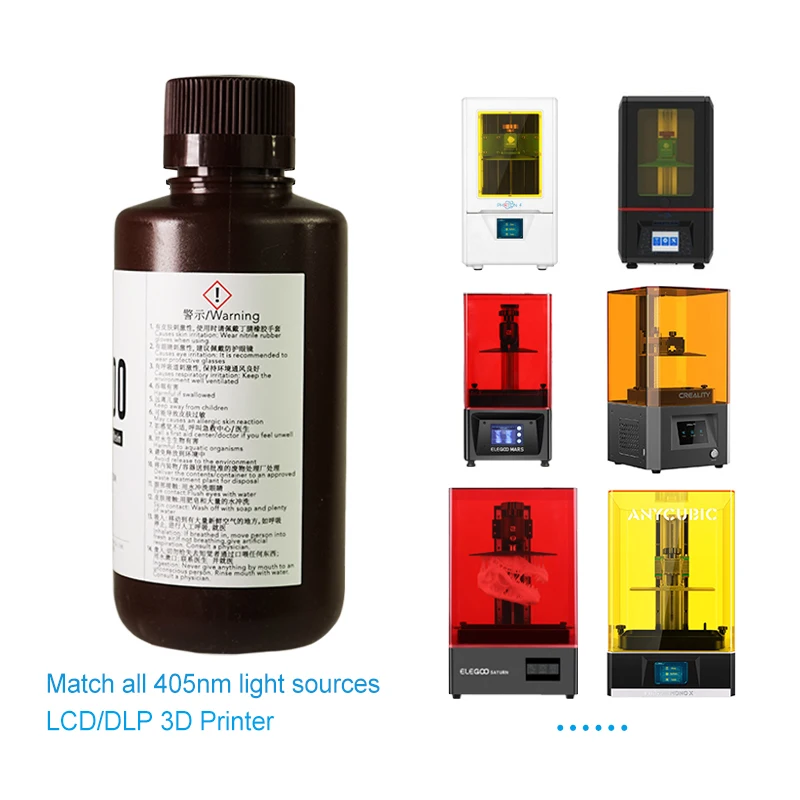 Resione MS100 405 нм УФ смола для Elegoo Anycubic 3d принтера ЖК дисплей DLP SLA жидкость фигурки