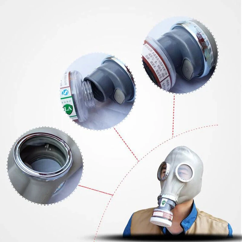 

2 in 1 Paint Spraying Military Soviet Russian Gas Mask Chemcial Full Face Facepiece Lndustry Respirator