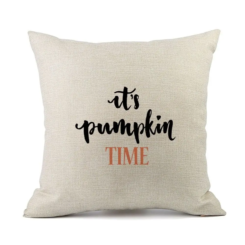 New Happy Thanksgiving Pillow Case Home Car Seat Cushion Cover Square Decoration cushion cover | Дом и сад