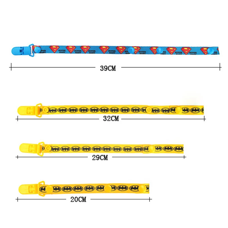 Цепочка для соски с мультяшным принтом фиксированная кнопка зажим цепью лента
