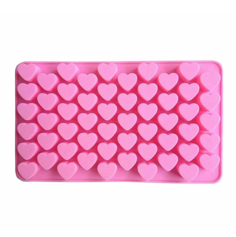 Симпатичные 55 в стиле сотового сердца силиконовые шоколадные ледяные конфеты