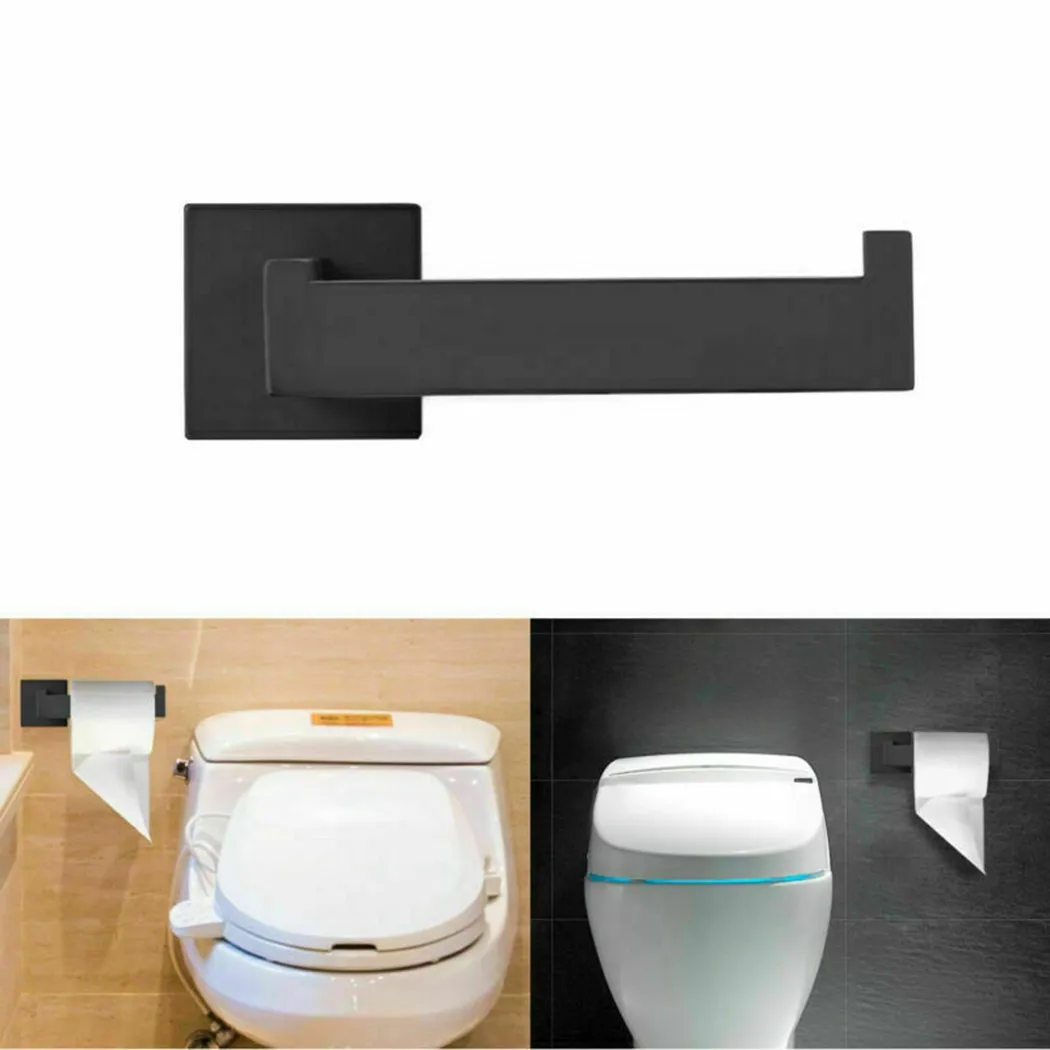 

Holder Paper Towel Rack Matt Modern Paper Rack Roll Square Accessories