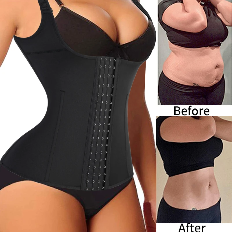 

Waist Trainer Corset for Weight Loss Tummy Control Sport Workout Body Shaper Waist Cincher Tank Top Slimming Belt Faja Shapewear