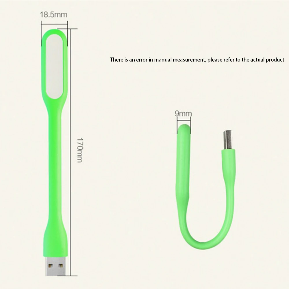 

1pcs Random Color Xiaomi Portable Notebook LED USB Lamp Power Bank Reading Desk Light USB Night Lights For Student Dormitory