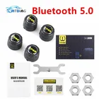 Лучший датчик s Bluetooth 5,0, автомобильный внешний датчик TPMS, система контроля давления в шинах BLE TPMS с низким энергопотреблением для Android и IOS