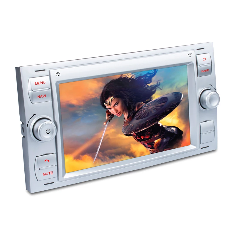 Автомобильный мультимедийный плеер 2DIN 7 дюймов GPS для Ford/Focus/S-Max/Mondeo Kuga 9/GalaxyC-Max Fusion |