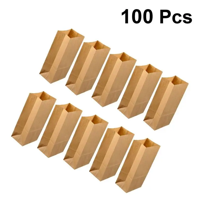 100 шт. бумажные пакеты для завтрака|Подарочные сумки и упаковка| |