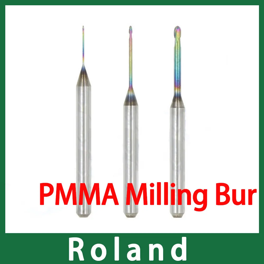 

Roland Milling Burs Special for Resin Materials Like PMMA, PEEK