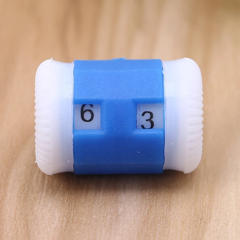 

10pcs Plastic Mini Crochet Knitting Needle Row Counter Round Stitch Tally Marker Weave Towels Line Counters Sewing Craft