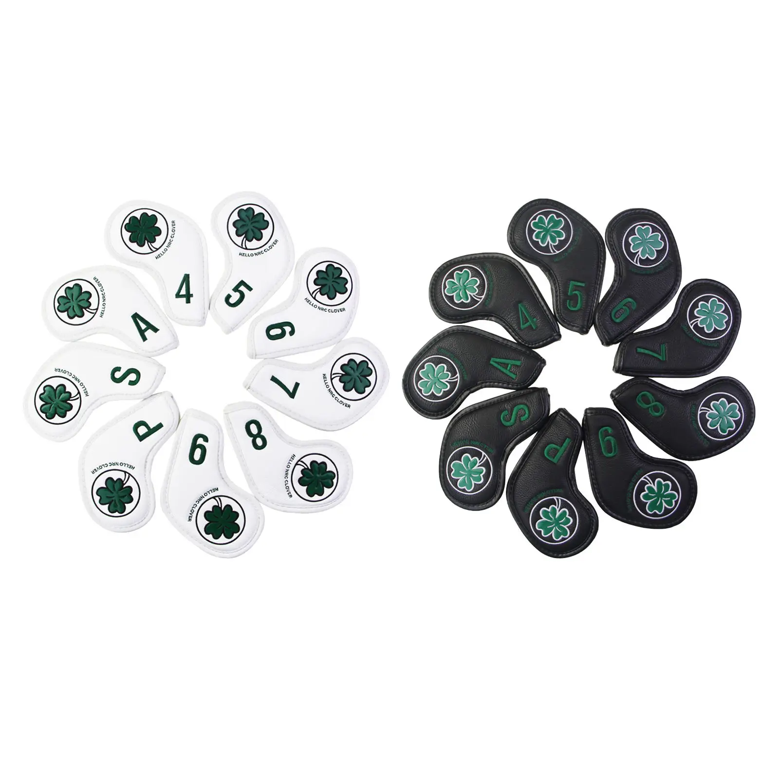 

9 шт. металлические головные уборы для гольфа, прочные кожаные головные уборы из искусственной кожи для гольф-клуба, водонепроницаемые и лег...