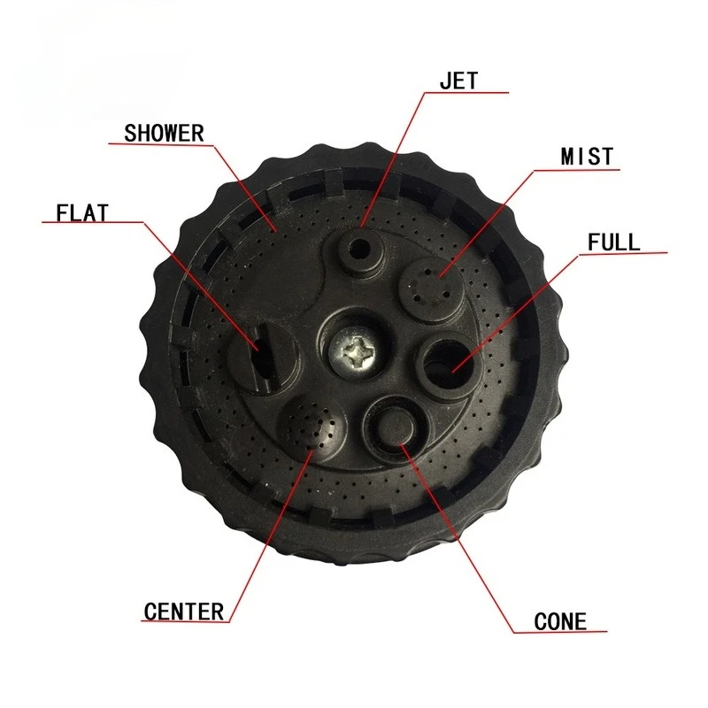 

Water Pipe Sprinkler Sprinkler Adjustable Watering Gun Adjustable Sprinkler Sprinkler PP Seven Functions