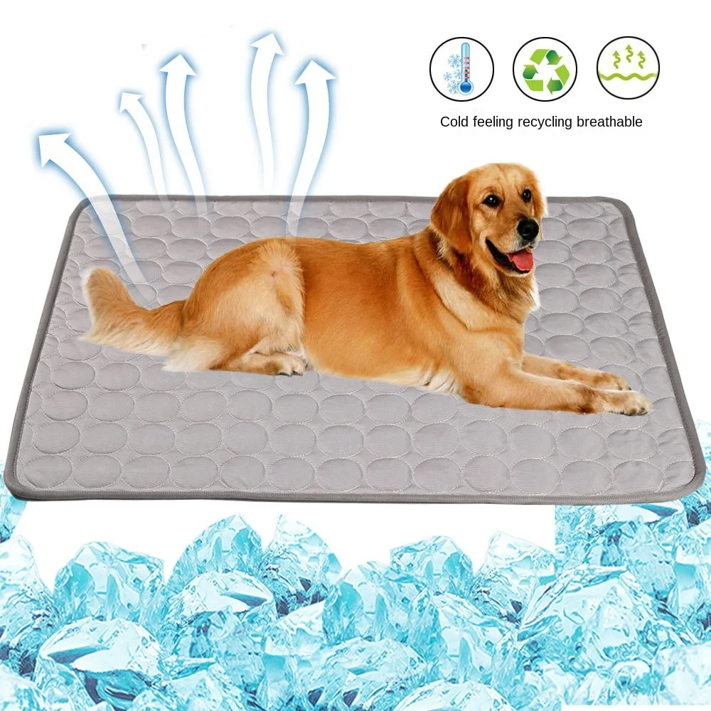 

Dog Cooling Mat Summer Dog Bed Pad Cat Blanket Breathable Pet Ice Pad Sofa Washable Pet Cooling Mat For Small Medium Large Dogs