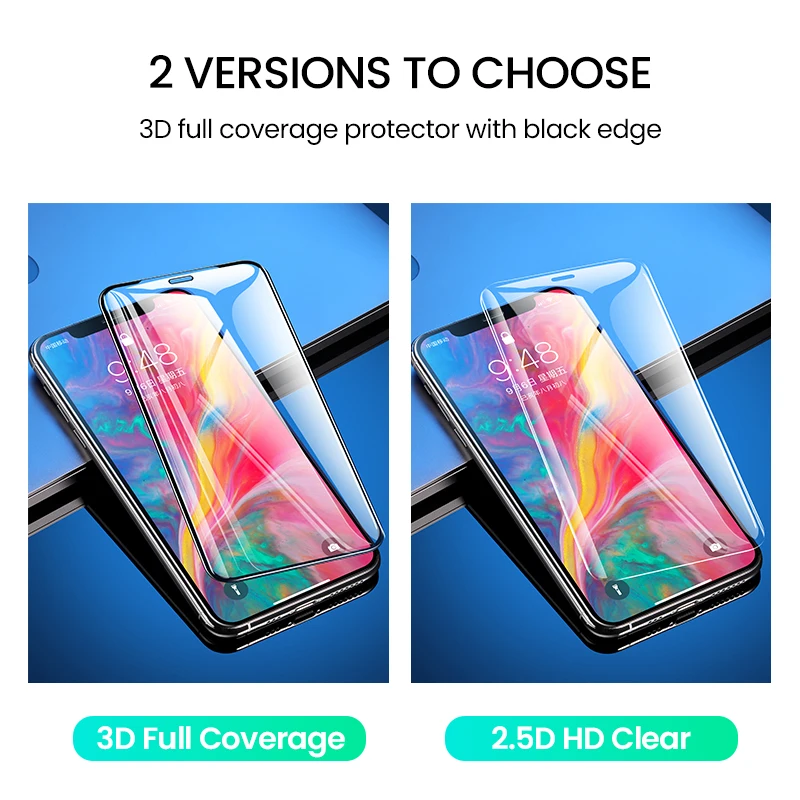 Ugreen Защитное стекло для iPhone 11 Pro Max Новая защита экрана HD прозрачное стекло с полным покрытием на iPhone 11 Pro Max стекло