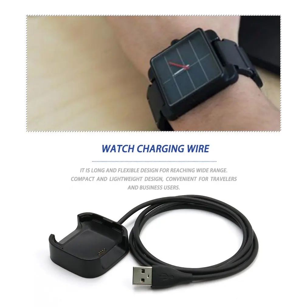 Watch Charging Cradle Dock Bracelet Base Smart Charger USB Cable For Fitbit Versa | Электроника