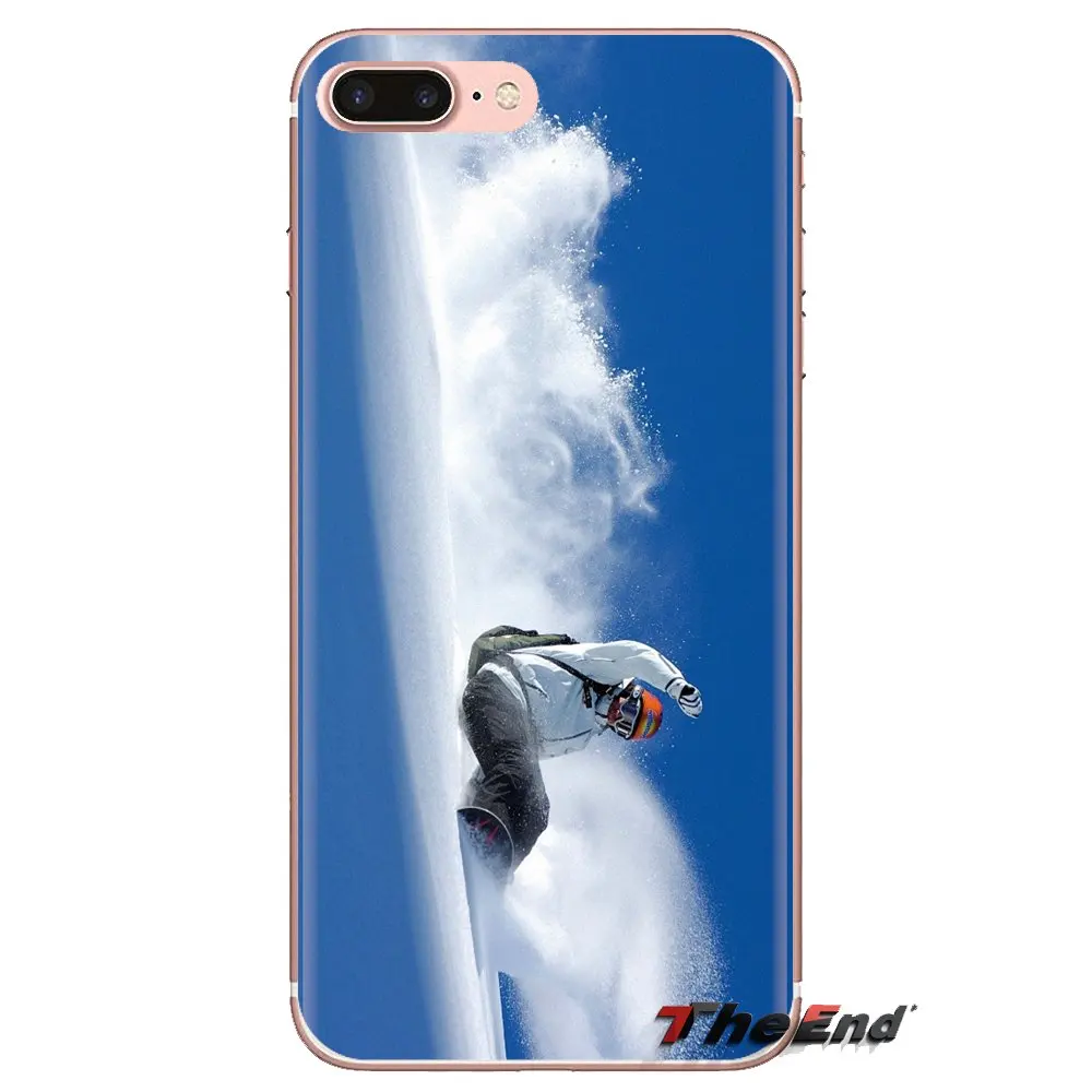 Silicone Phone Case Covers Extreme Snowboarding Sport Print For Xiaomi Redmi 4A S2 Note 3 3S 4 4X 5 Plus 6 7 6A Pro Pocophone F1 |