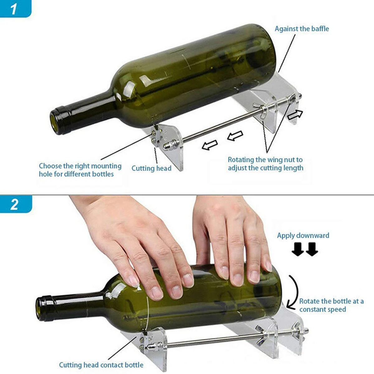 

Professional Glass Bottle Cutter DIY Wine Beer Glass Round Machine Tool Glass Bottle Wine Cutter Wine Bottle Cutting Tool