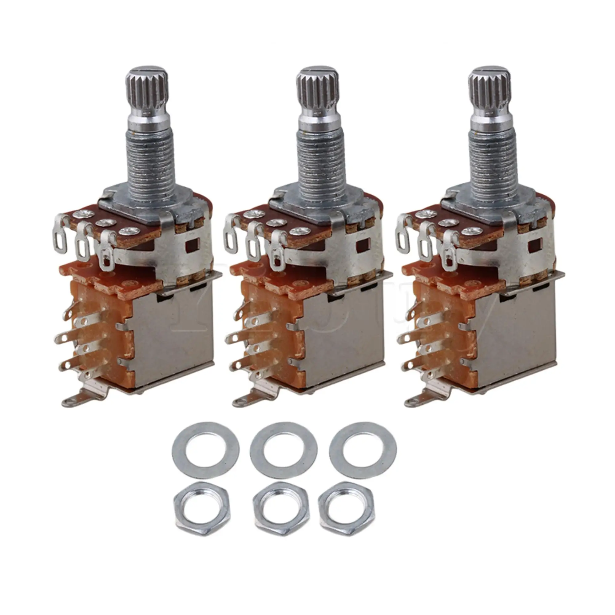 

Yibuy B250K OHM Audio Tone Guitar Potentiometer Switch Pack of 3