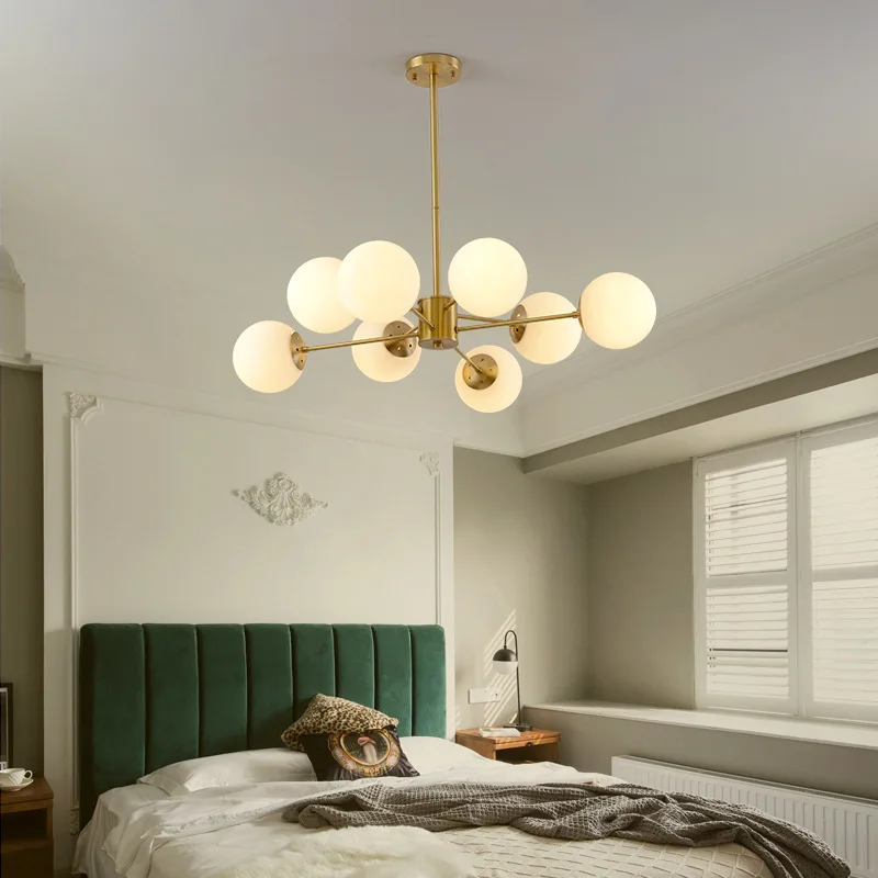 Золотой магический Bean светодиодный подвесной светильник s для столовой