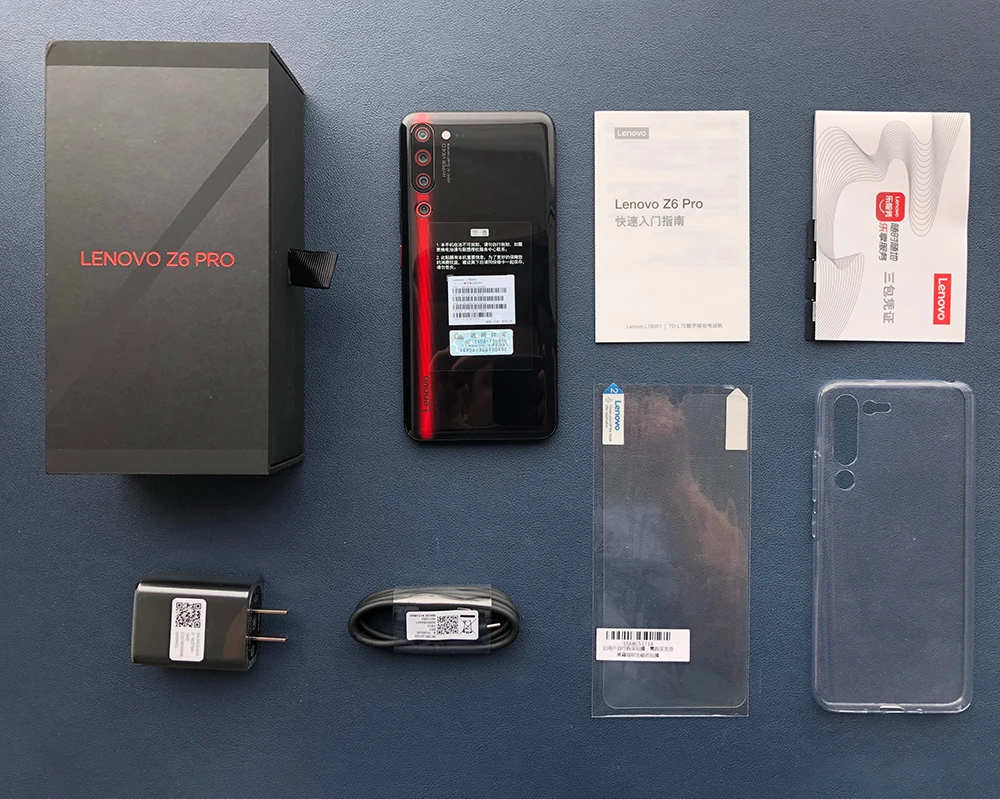 Глобальная прошивка смартфон lenovo Z6 Pro Snapdragon 855 мобильный телефон 8 ГБ 128 2340*1080 6,3" OLED Экран 48MP AI 4 Камера 4000 мА-ч