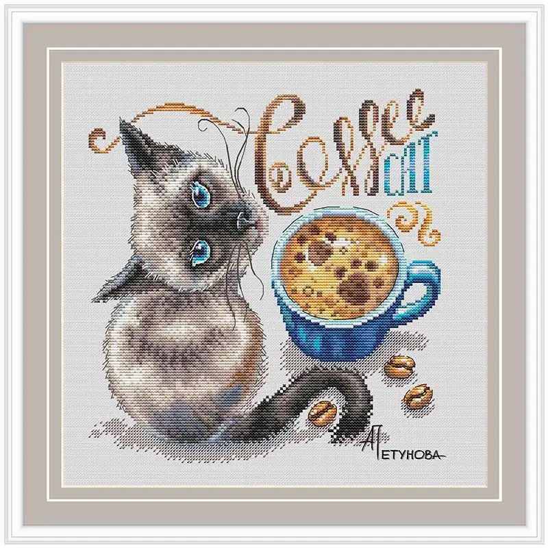Набор для вышивки в виде котят электронный формате PDF | Дом и сад