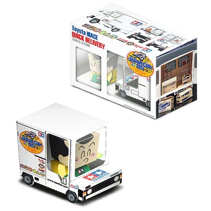 Микроавтобус Toyota Hiace Tamiya по супер скидке версия автомобиля коробка Cubee украшения