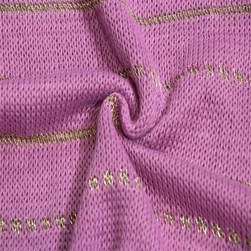 Зимний женский свитер в полоску с V-образным вырезом Женская туника длинным