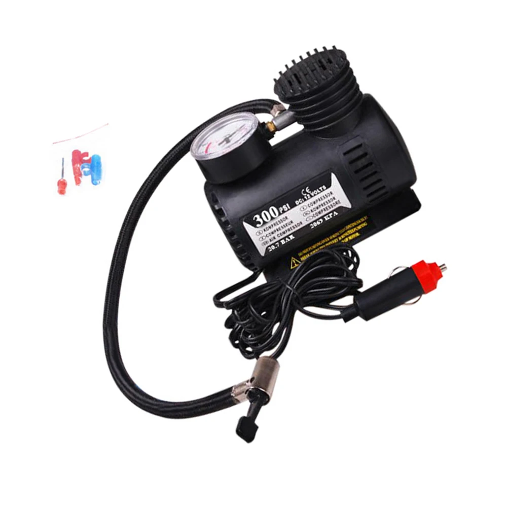 

12v Car Auto Electric Pump Air Compressor Portable Tire Inflator New