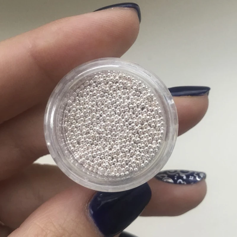 1 бутылка золотого и серебряного цвета опционально мини икра бисер Гель лак для