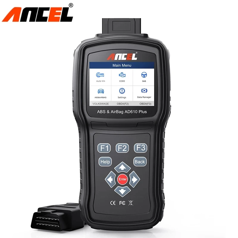 Автомобильный сканер Ancel AD610 Plus OBD2 профессиональный считыватель кодов для
