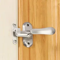 Casement Arm Fastener Straight Secure Turn Handle Latch/catch Lock Safety Bolt Anti-theft Door Buckle Mobile Door Hasp