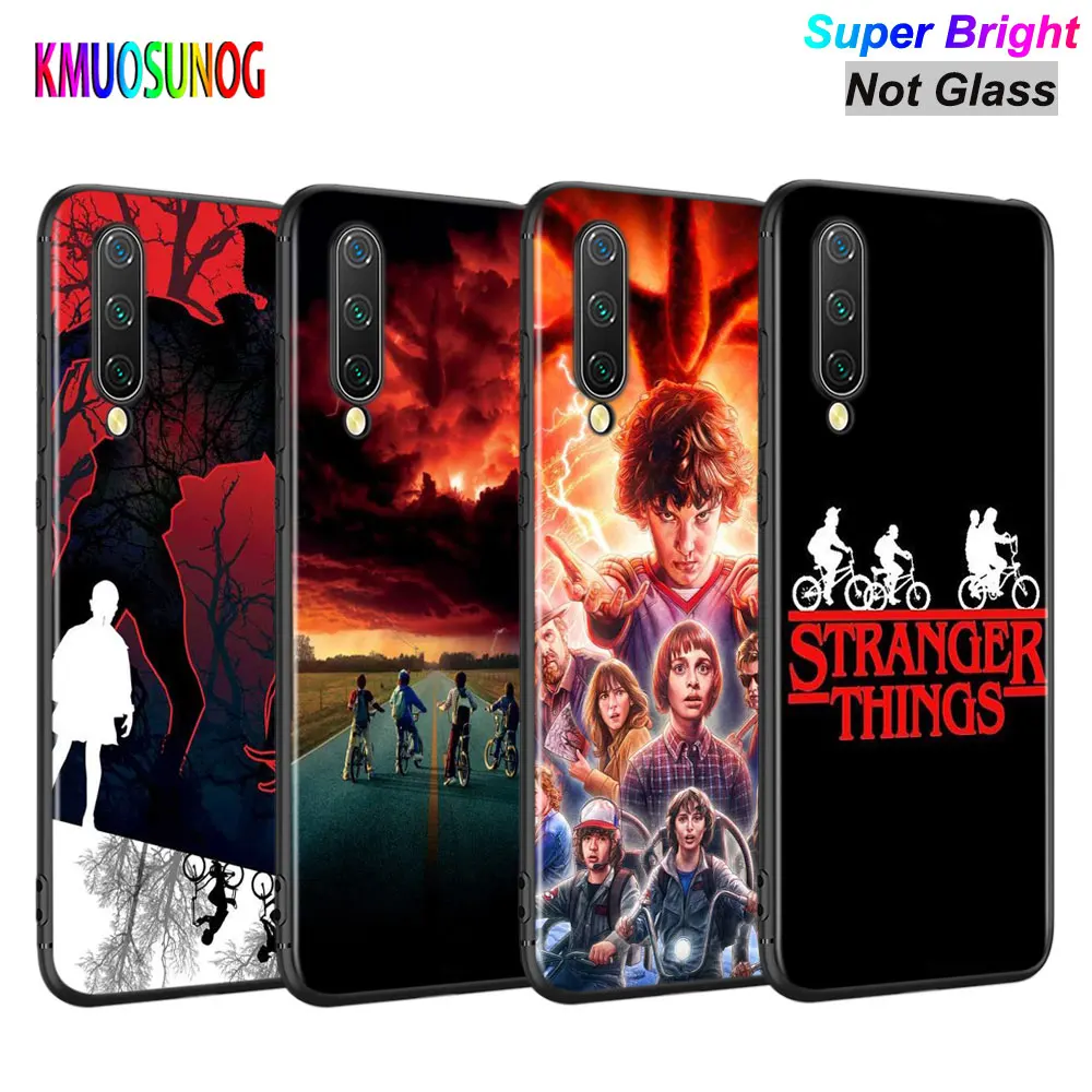 

Black Silicone Cover Stranger Things for Xiaomi Mi A3 A2 A1 5X 6X 6 8 Lite 9 9SE CC9 F1 9T 9TPro Play Phone Case