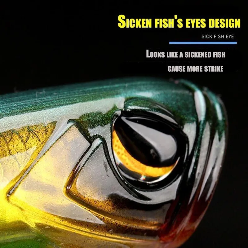 15 г 8 см мини-Поппер приманка для рыбной ловли | Спорт и развлечения