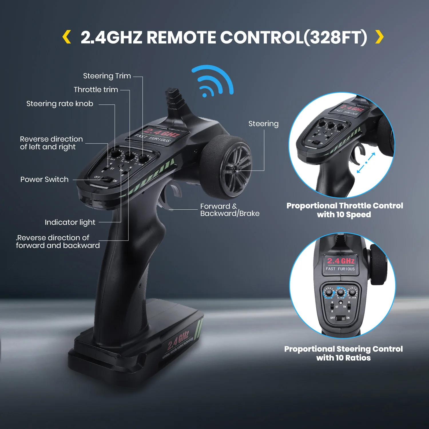 deerc бесщеточный радиоуправля