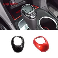 for chevrolet equinox 2017 2018 accessories styling abs plastic car gear shift lever knob handle cover cover trim carbon fiber